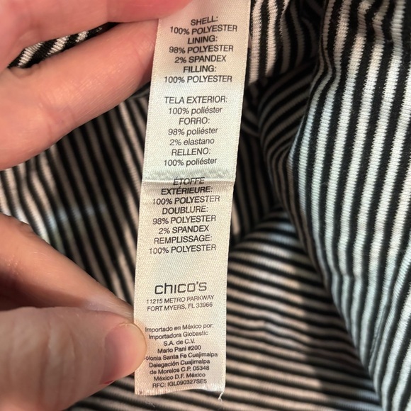 Chico’s Short Sleeve Puffer Jacket - Picture 6 of 9